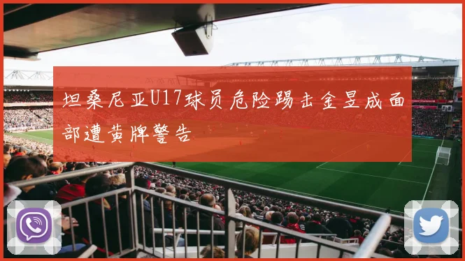 坦桑尼亚U17球员危险踢击金昱成面部遭黄牌警告